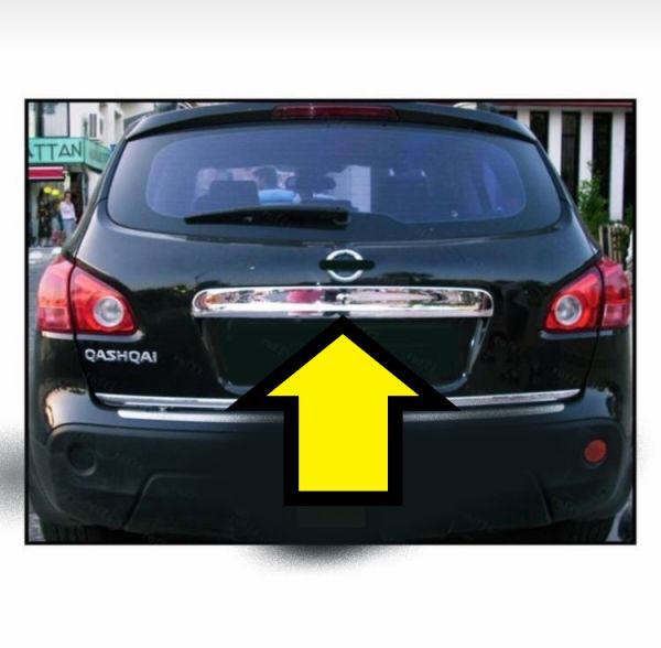 QASHQAİ BAGAJ ÇİTASI KROM 2007 2008 2009 2010 2011 2012 2013 201