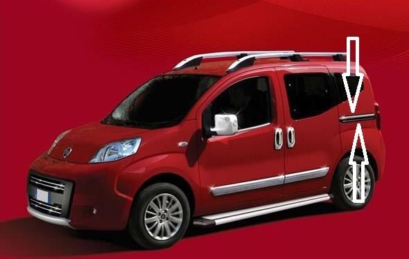 FİORİNO SÜRGÜLÜ KAPI CITASI KROM 4 PARÇA 2012 2013 2014 2015 2016