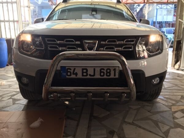 DUSTER 2014 2015 2016 2017 MODEL PASLANMAZ KROM ÖN TAMPON KORUMA