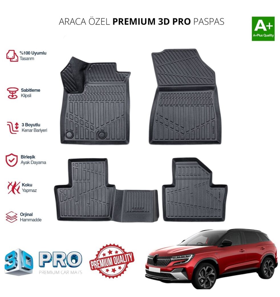 AUSTRAL MYİD HYBRİD ARACA ÖZEL 3D PASPAS 2023 2024 2025