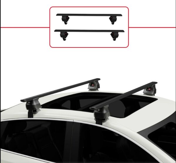 ACCENT HATCHBACK ARACA ÖZEL OLUKSUZ TAVAN ÇİTASI 2017 2018 2019 2020 2021 2022 2023 SİYAH