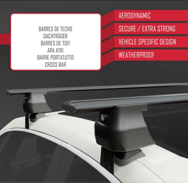 ACCENT HATCHBACK ARACA ÖZEL OLUKSUZ TAVAN ÇİTASI 2017 2018 2019 2020 2021 2022 2023 SİYAH