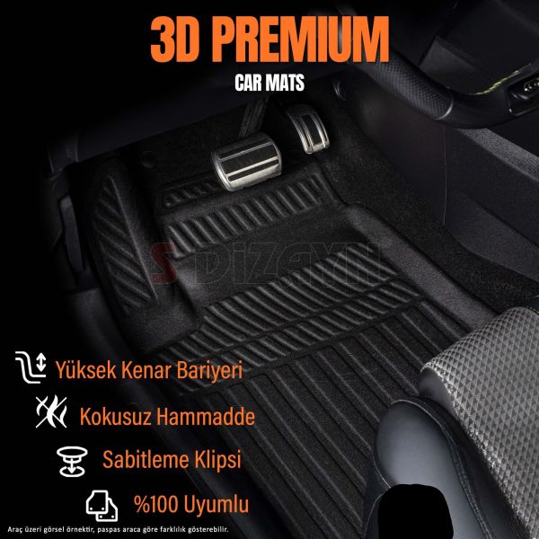 CORSA E ARACA ÖZEL 3D PASPAS 2014 2015 2016 2017 2018 2019