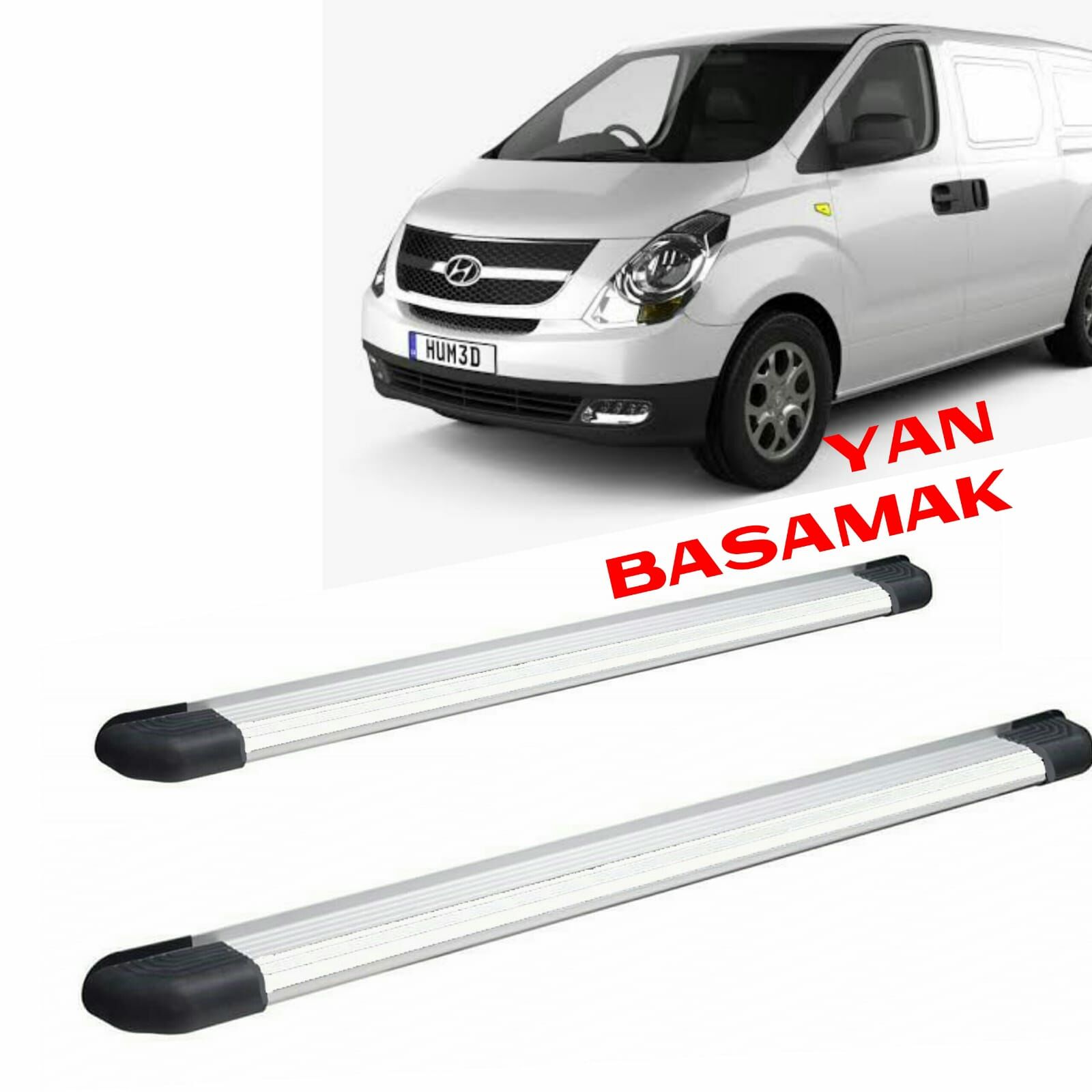 H-1 2008 - 2021 UZUN ŞASE YAN BASAMAK YAN KORUMA