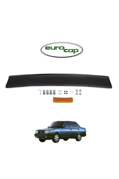 Fiat Doğan-şahin Ön Kaput Koruma Rüzgarlığı Parlak Siyah Deflektör 2000 2001 2002