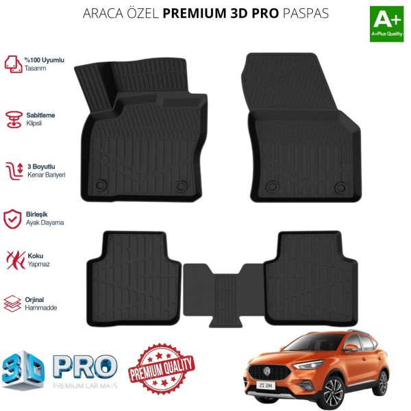 MG ZS BENZİNLİ ARACA ÖZEL 3D PASPAS 2021 2022 2023 2024