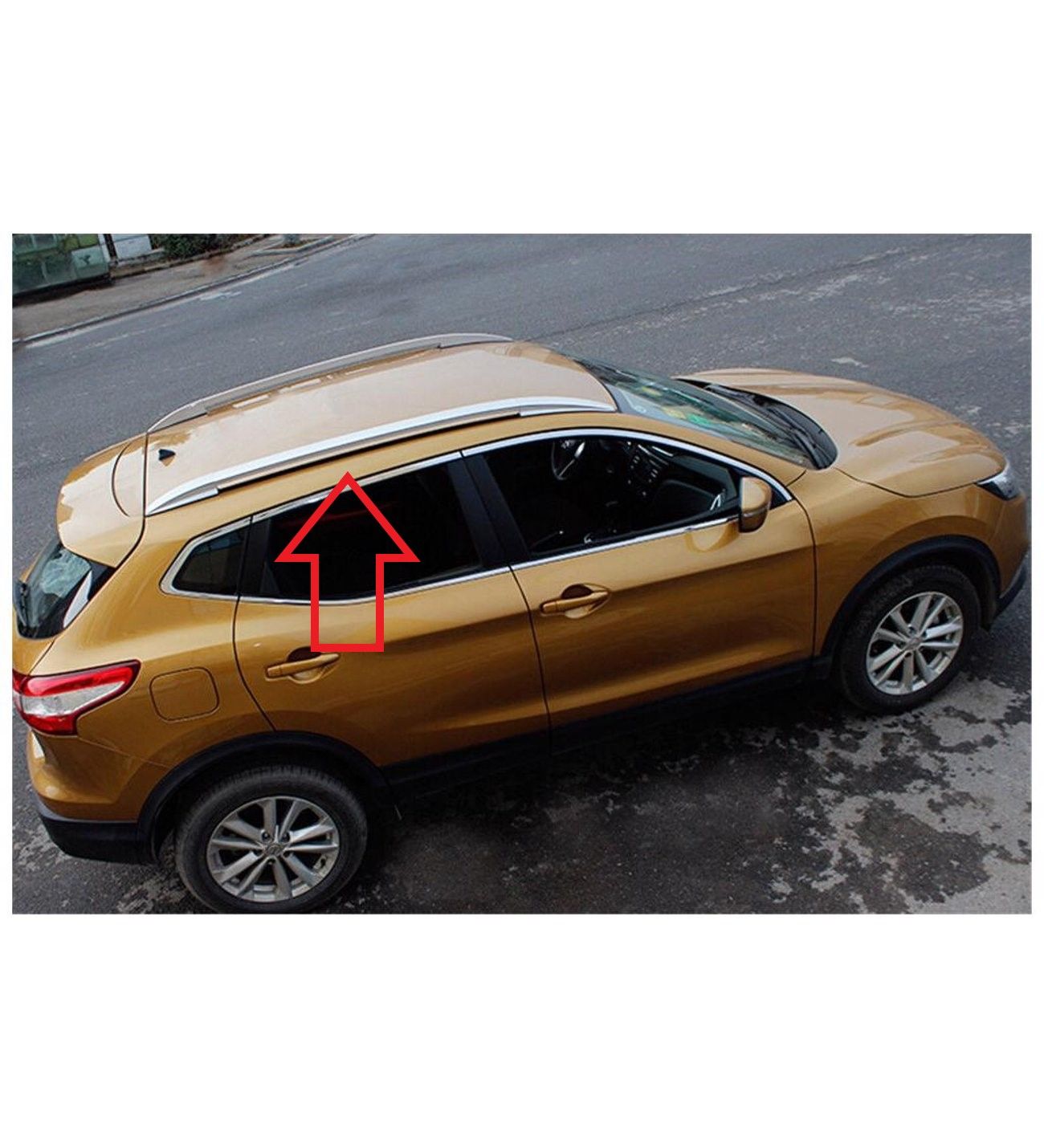 QASHQAİ ORGİNAL OEM ARACA ÖZEL TAVAN ÇİTASI 2014 2015 2016 2017 2018 2019 2020 2021
