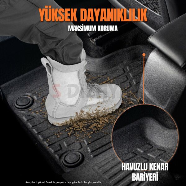 SEAT ATECA ARACA ÖZEL 3D PASPAS 2016 2017 2018 2019 2020
