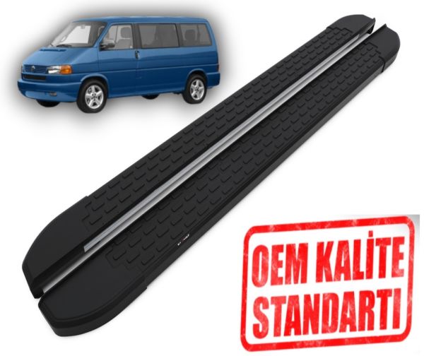 T4 TRANSPORTER KISA ŞASE 1995 2003 YILLARI ARASI ARACA ÖZEL NEVADA SİYAH YAN  BASAMAK