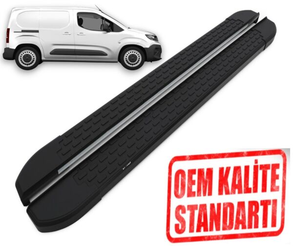 PARTNER KISA ŞASE 2019 2020 2021 2022 2023 2024 2025 ARACA ÖZEL NEVADA SİYAH YAN BASAMAK NEVADA SİYAH ALINLI