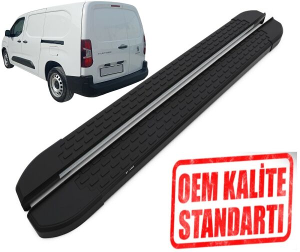 PARTNER ''UZUN ŞASE'' 2019 2020 2021 2022 2023 2024 ARACA ÖZEL NEVADA SİYAH YAN BASAMAK