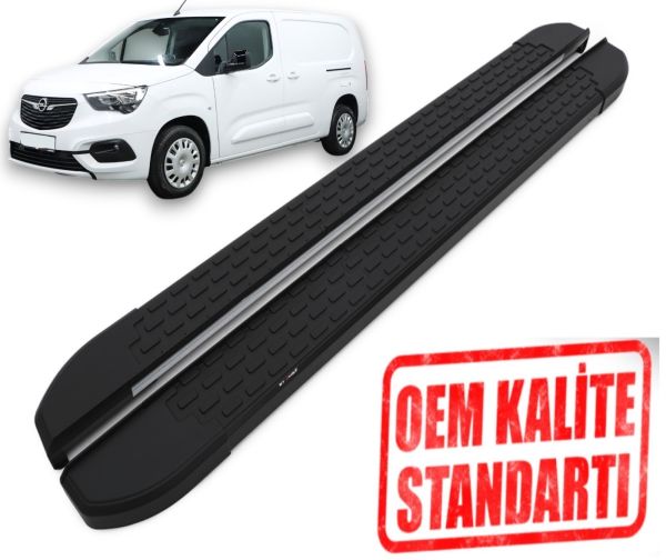 COMBO ''UZUN ŞASE'' 2019 2020 2021 2022 2023 2024 ARACA ÖZEL NEVADA SİYAH YAN BASAMAK