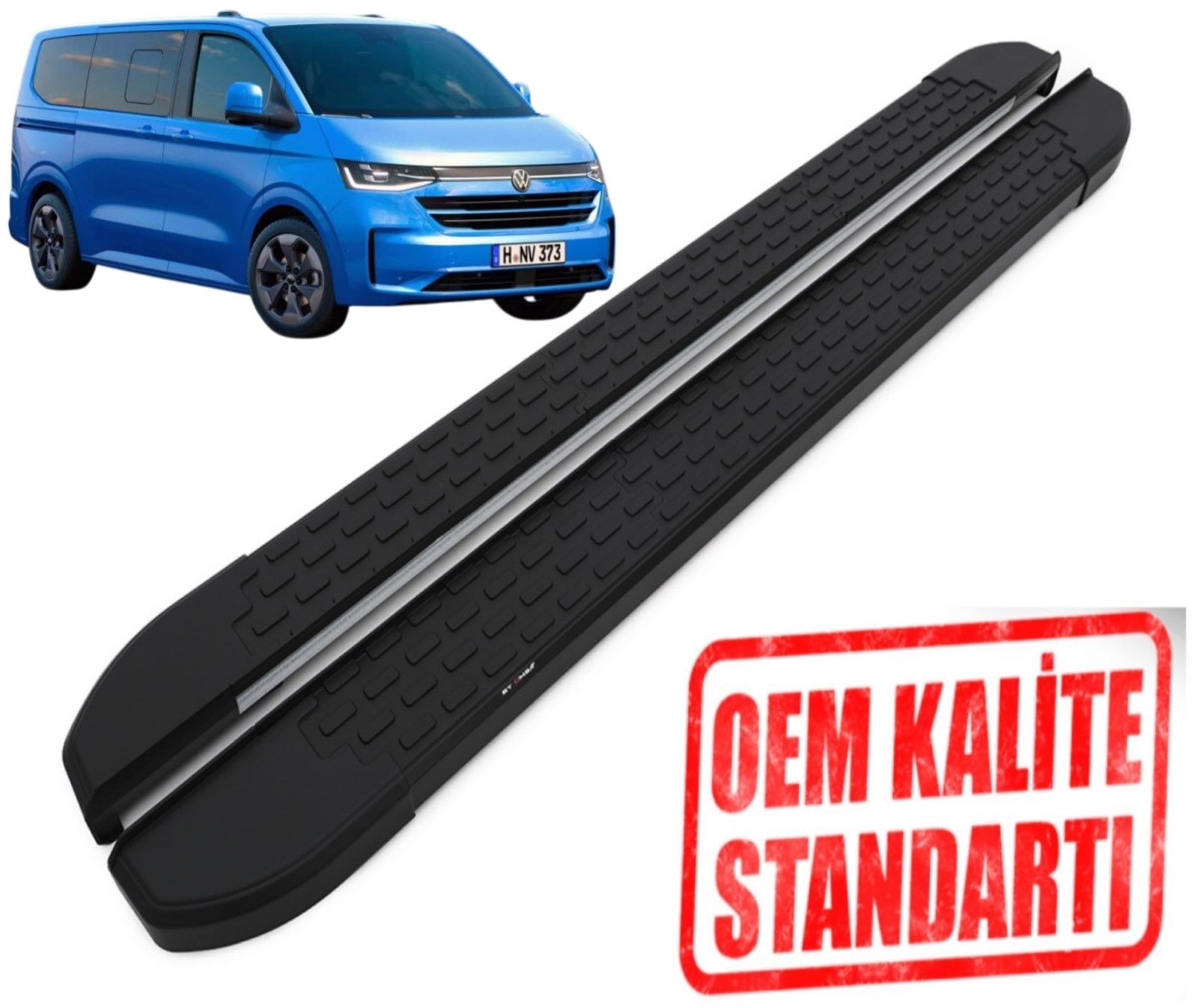 T7 TRANSPORTER KISA ŞASE 2024 2025 2026 ARACA ÖZEL NEVADA SİYAH YAN BASAMAK