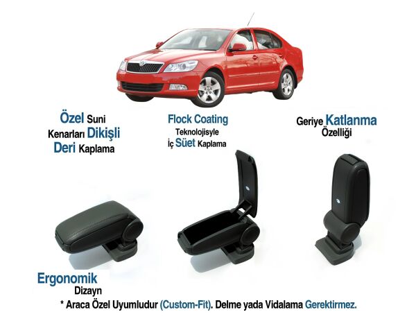 OCTAVIA ARACA ÖZEL KOL DAYAMA VİDASIZ KOLÇAK 2004 2005 2006 2007 2008 2009 2010 2011 2012 2013
