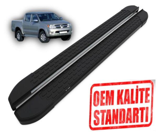 HILUX 2006 2015 ARACA ÖZEL NEVADA SİYAH YAN BASAMAK