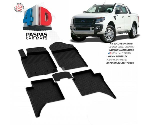 FORD RANGER 2011 2012 2013 2014 2015 2016 2017 2018 2019 2020 2021 2022 4D ARACA ÖZEL PASPAS