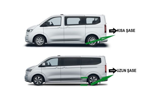 TRANSPORTER T7 PANEL VAN KISA ŞASE YAN BASAMAK 2025 2026 2027