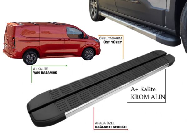 TRANSİT CUSTOM VAN KISA ŞASE YAN BASAMAK 2025 2026 2027