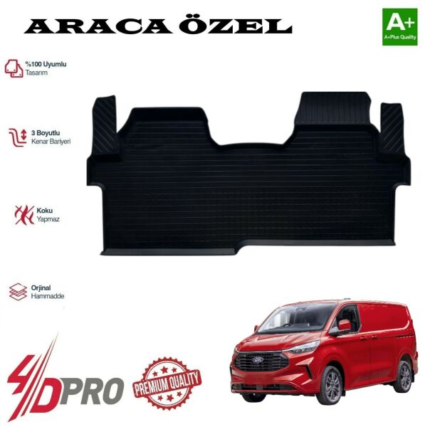 TRANSİT CUSTOM VAN KISA ŞASE 4D HAVUZLU KAVUÇUK PASPAS 2025 2026 2027