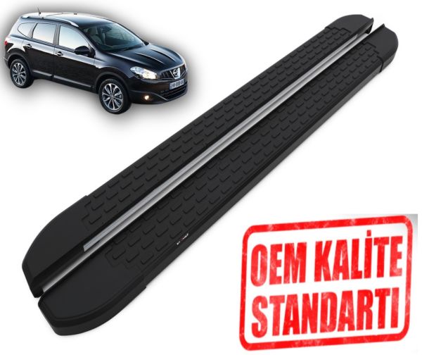 QASHQAİ +2 2010 2011 2012 2013 2014 ARACA ÖZEL NEVADA SİYAH YAN BASAMAK