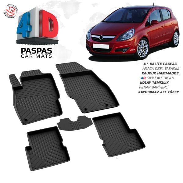 CORSA D 4D HAVUZLU PASPAS 2007 2008 2009 2010 2011 2012 2013 2014