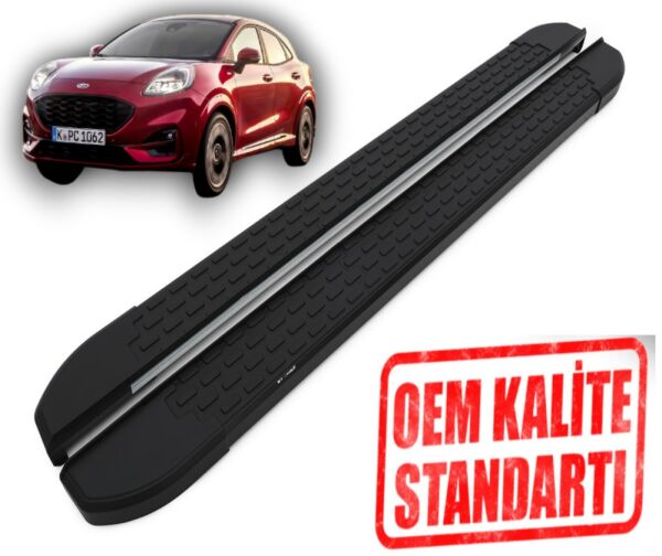 FORD MARKASININ PUMA ARACI 2020 2021 2022 2023 2024 ARACA ÖZEL NEVADA SİYAH ALINLI YAN BASAMAK