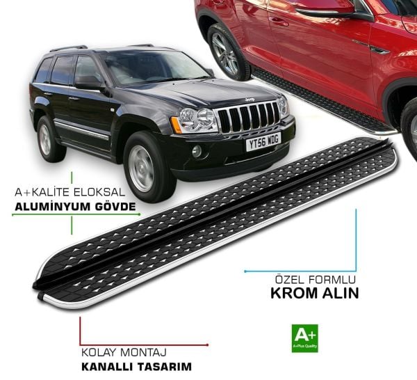 GRAND CHEROKEE 2005 2006 2007 2008 2009 2010 ARACA ÖZEL YAN BASAMAK