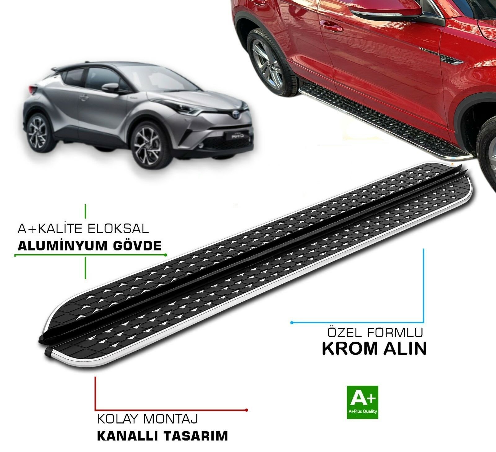 TOYOTA C-HR 2016 2017 2018 2019 2020 2021 2022 2023 2024 2025 YAN BASAMAK