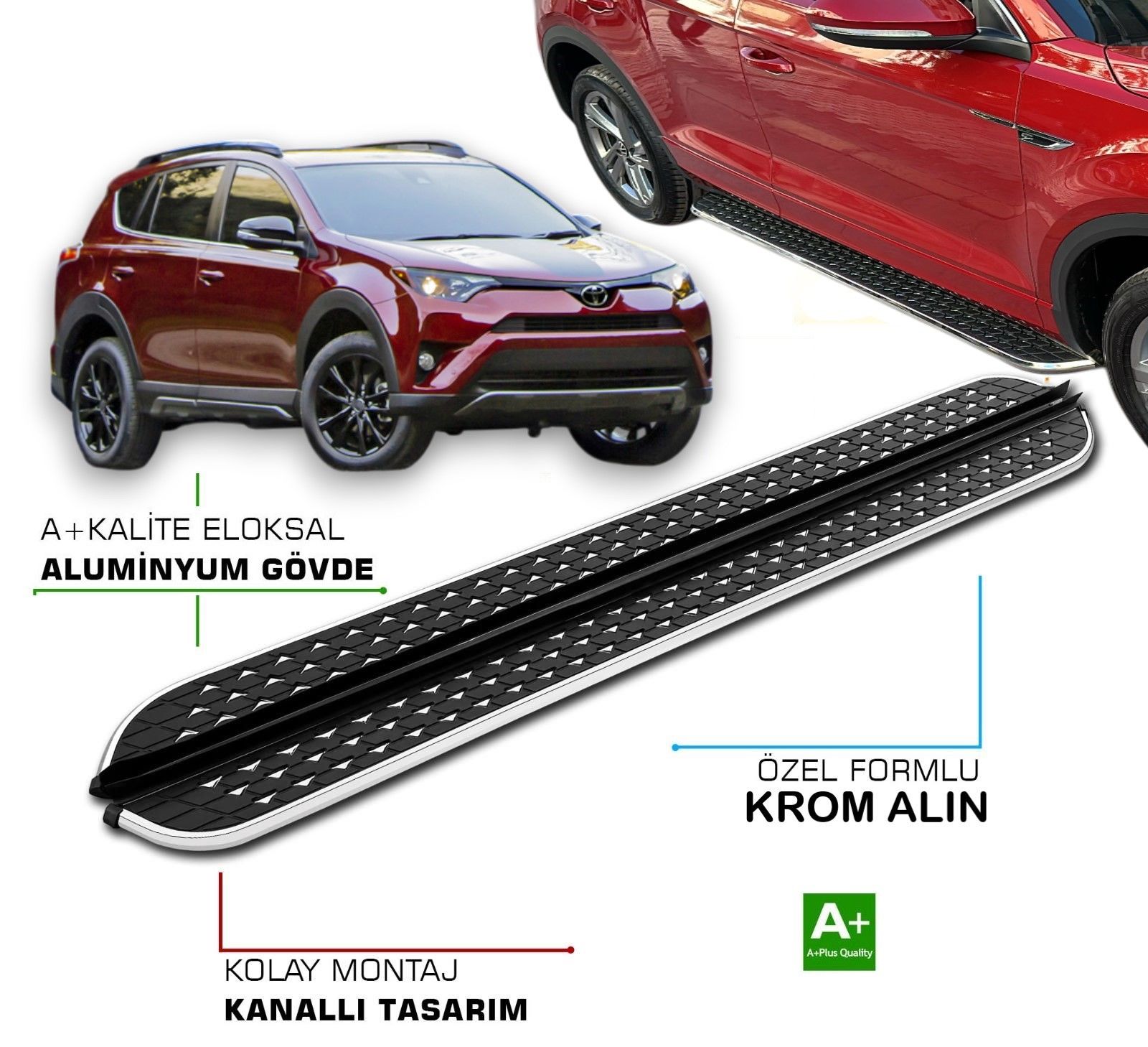 TOYOTA RAV4 5 2018 2019 2020 2021 2022 2023 2024 2025 YAN BASAMAK