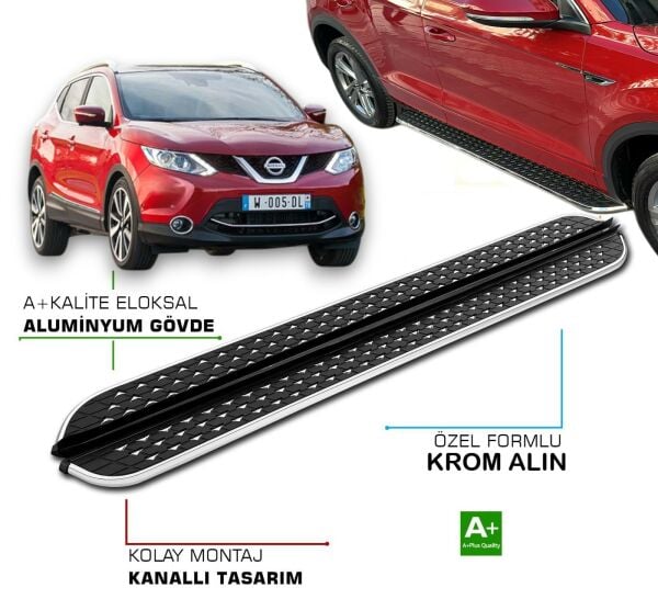 NİSSAN QASHQAİ 2 2014 2015 2016 2017 2018 2019 2020 2021 2022 2023 2024 YAN BASAMAK