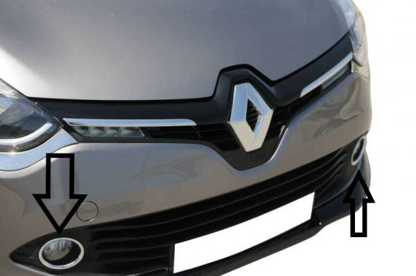 RENAULT CLİO 4 SİS FARI YUVARLAK KROM 2018 2019 2020