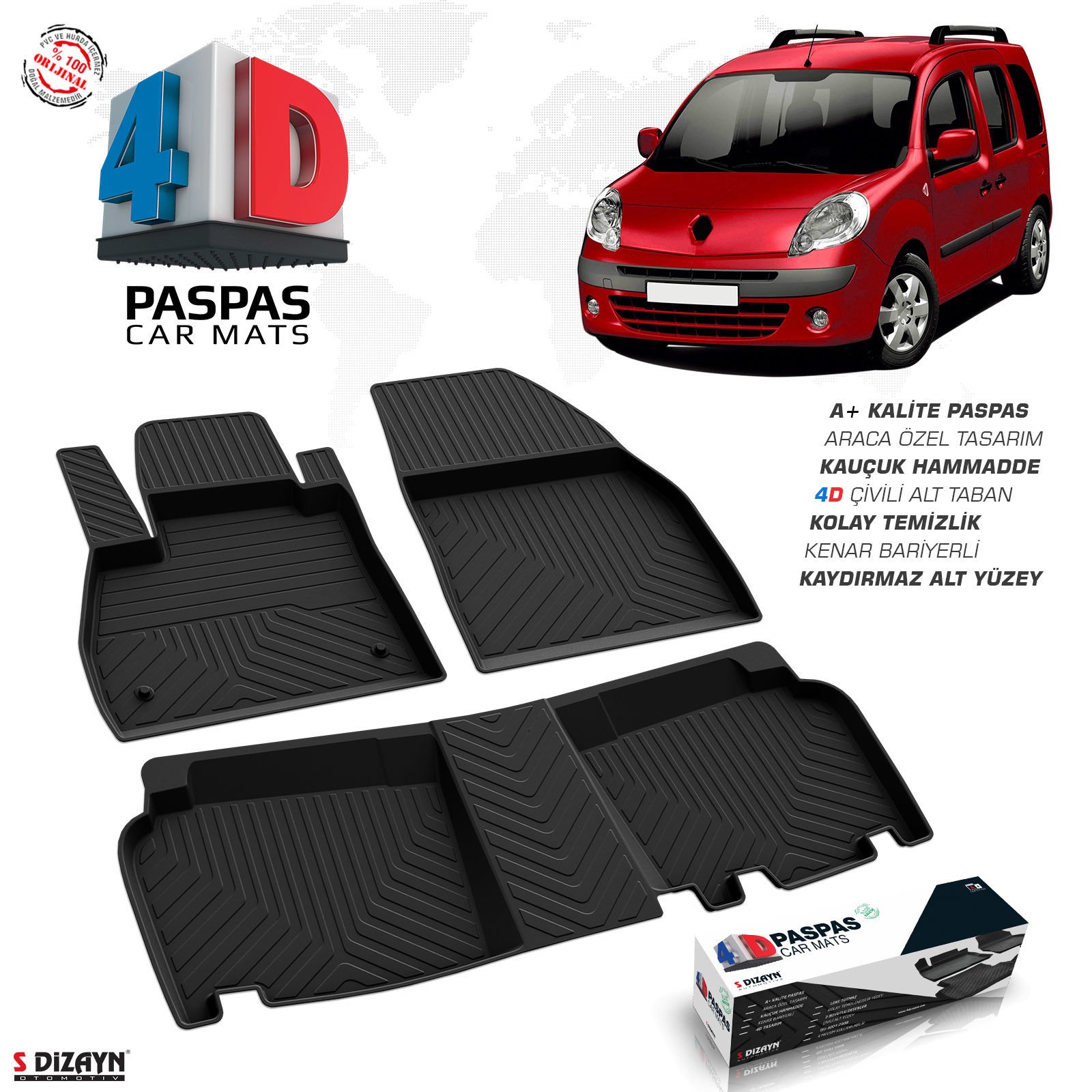 KANGOO 4D HAVUZLU PASPAS OMSA 2008 2009 2010 2011 2012 2013 2014 2015 2016 2017 2018 2019 2020 2021