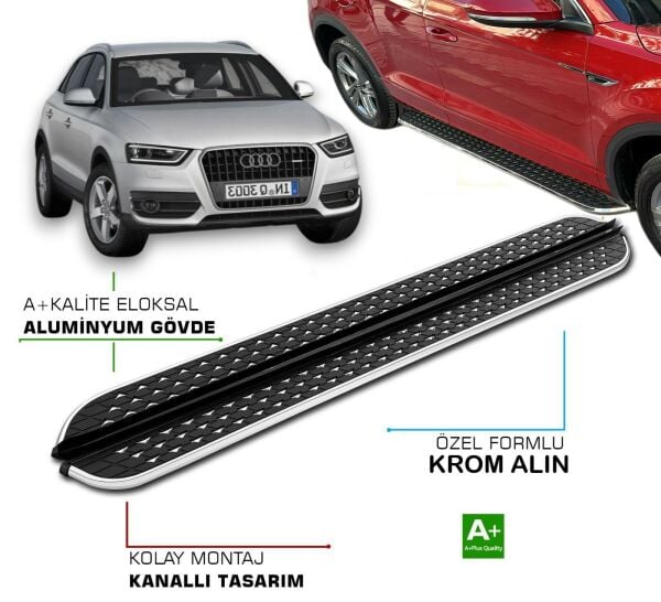 AUDI Q3 2011 2012 2013 2014 2015 2016 2017 2018 YAN BASAMAK
