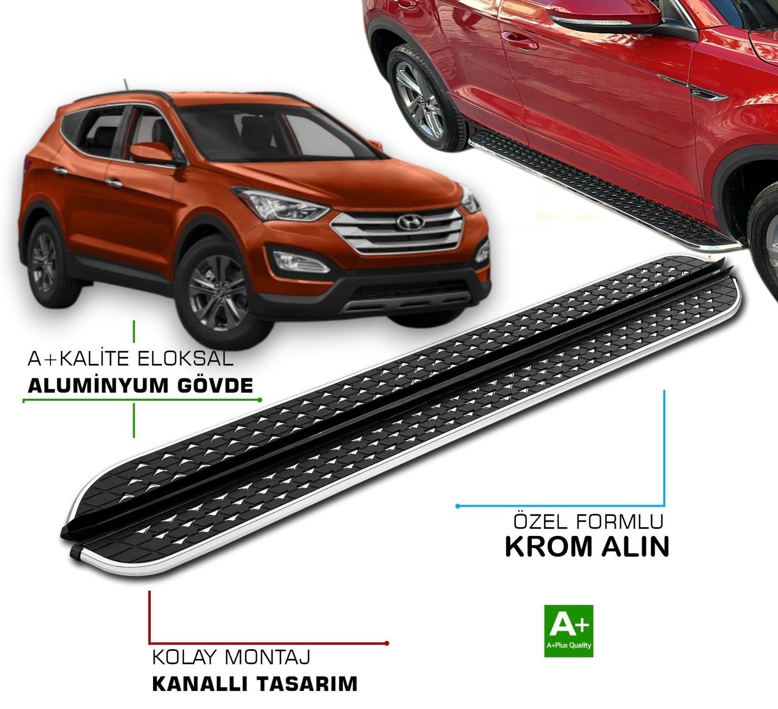 HYUNDAI SANTA FE 3 2013 2014 2015 2016 2017 2018 YAN BASAMAK