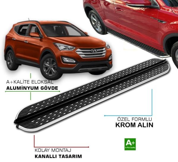 HYUNDAI SANTA FE 3 2013 2014 2015 2016 2017 2018 YAN BASAMAK