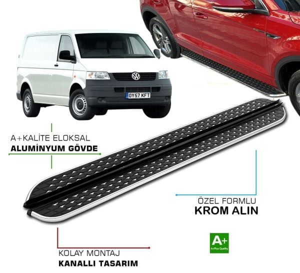 253 CM DİAMOT5 CARAVELLE UZUN ŞASE ARACA ÖZEL YAN BASAMAK 2015 2016 2017 2018 2019 2020 2021