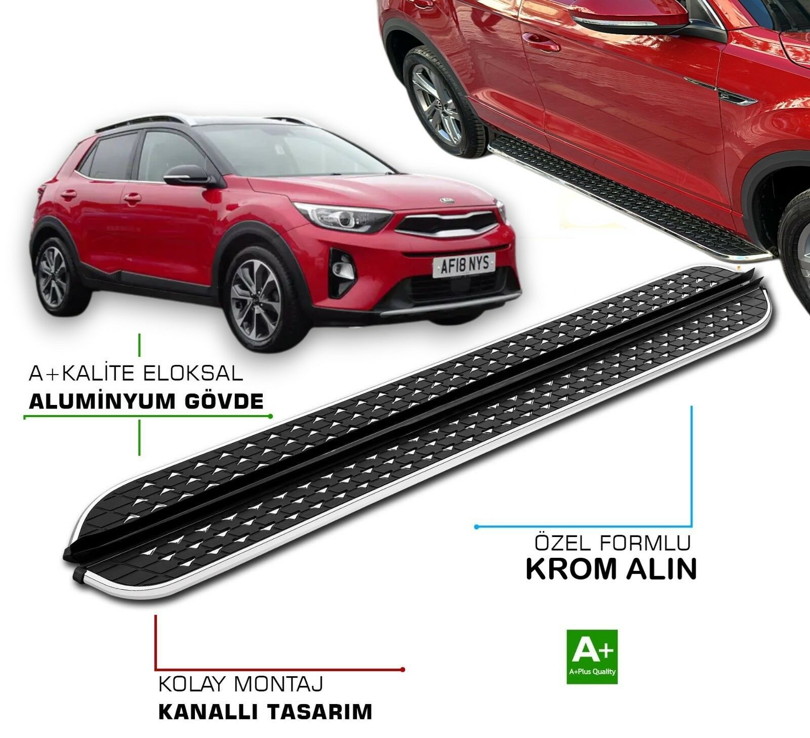 KIA STONIC 2017 2018 2019 2020 2021 2022 2023 2024 2025 YAN BASAMAK