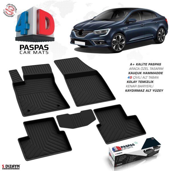 MEGANE 4 2016 2017 2018 2019 2020 2021 2022 4D HAVUZLU PASPAS SEDAN HB