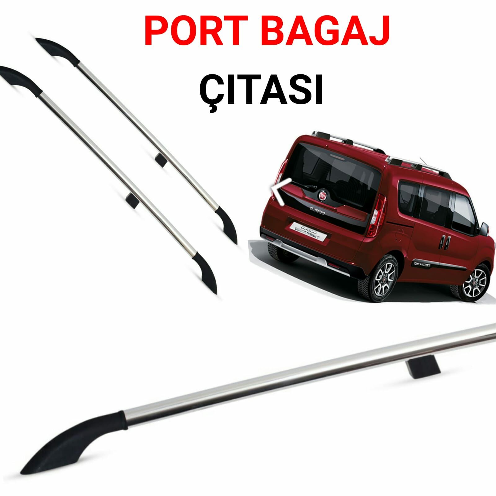 DOBLO 2010 2011 2012 2013 2014 2015 2016 2017 2018 2019 2020 2021 2022 2023  GRİ PORTBAGAJ TAVAN ÇİTASI