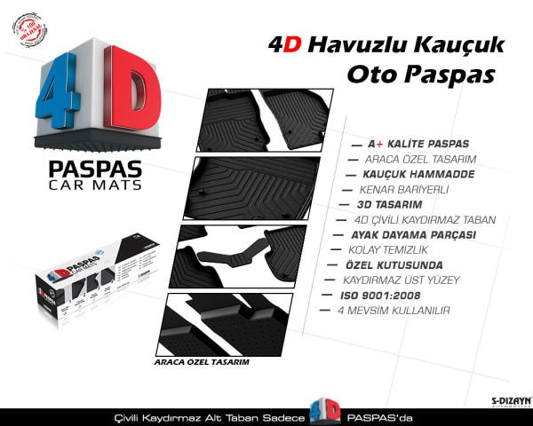 MEGANE 4 2016 2017 2018 2019 2020 2021 2022 4D HAVUZLU PASPAS SEDAN HB