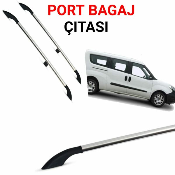 DOBLO UZUN ŞASİ MAXİ PORTBAGAJ TAVAN ÇİTASI GRİ 2010 2011 2012 2013 2014 2015 2016 2017 2018 2019 2020 2021 2022 2023