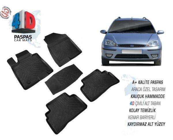 FOCUS 1 4D ARACA ÖZEL PASPAS OMSA 1998 1999 2000 2001 2002 2003 2004