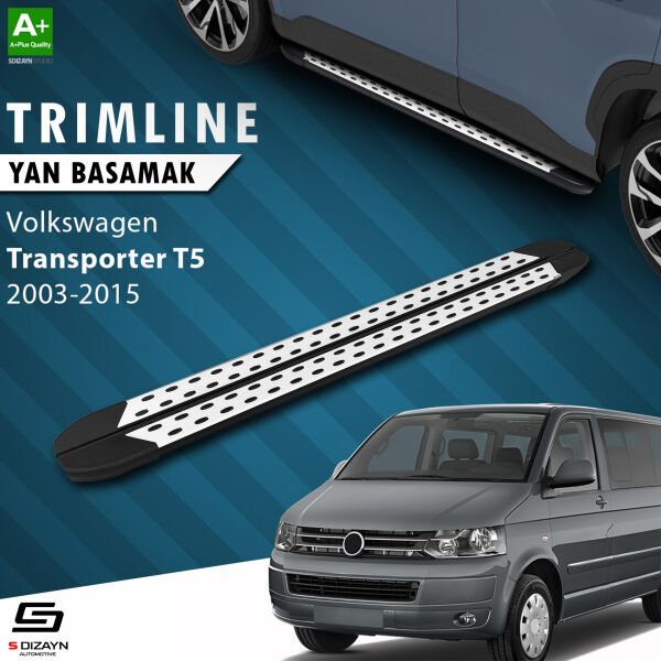 VW Transporter T5 Kısa Şase TrimLine Gri Yan Basamak 215 Cm 2003-2015