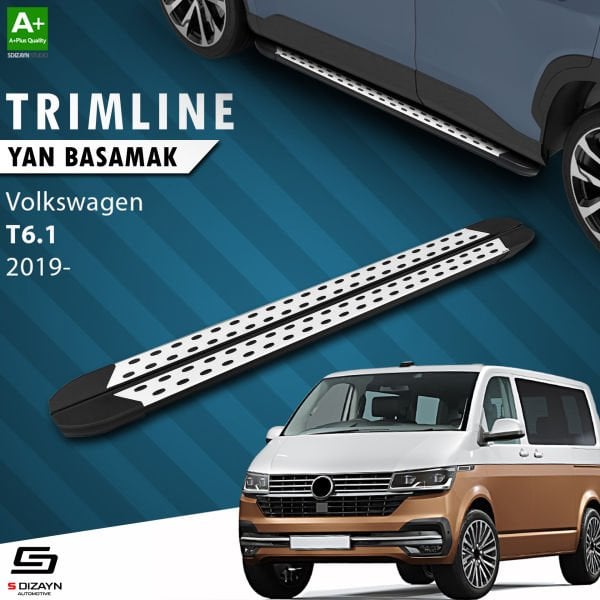 VW Transporter T6.1 Kısa Şase TrimLine Gri Yan Basamak 215 Cm 2019 Üzeri