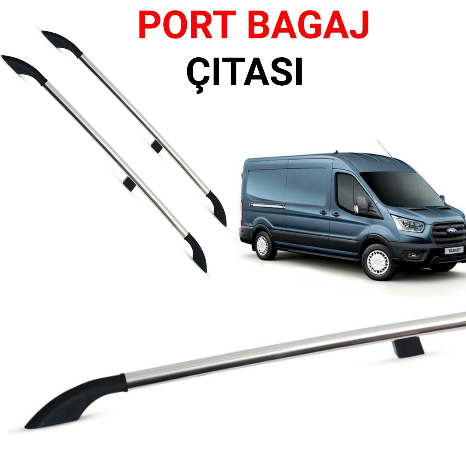 TRANSİT UZUN ŞASE PORTBAGAJ TAVAN ÇİTASI GRİ 2014 2015 2016 2017 2018 2019