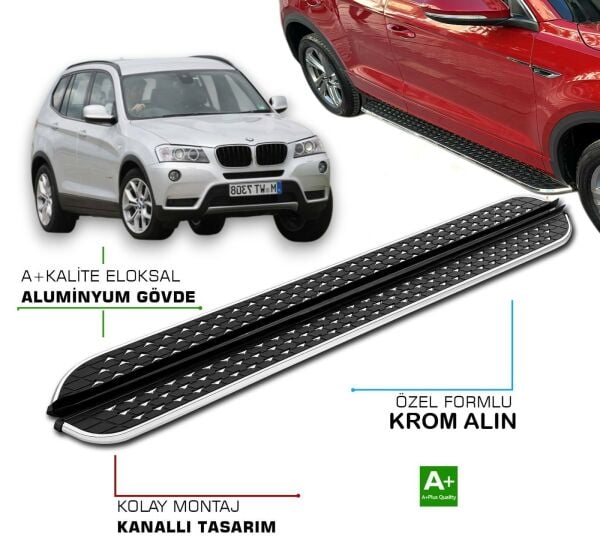 BMW X3 2010 2011 2012 2013 2014 2015 2016 2017 YAN BASAMAK