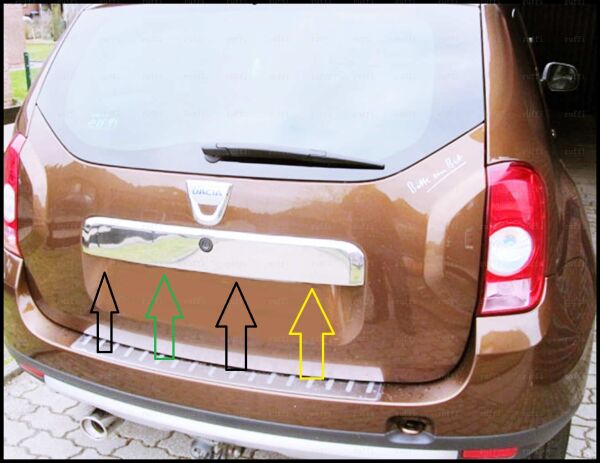 DUSTER BAGAJ ÇİTASI KROM 2010 2011 2012 2013 2014 2015 2016 2017
