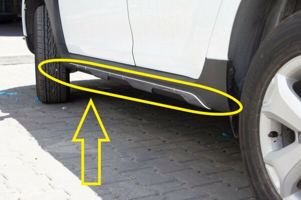 DUSTER YAN MARŞPİYEL 6 PARÇA KROM 2018 2019 2020 2021 2022 2023 2024