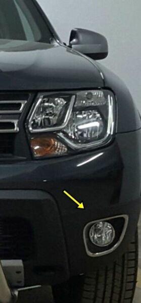 DUSTER SİS ÇERÇEVESİ KROM 2 PARÇA 2010 2011 2012 2013 2014 2015 2016 2017