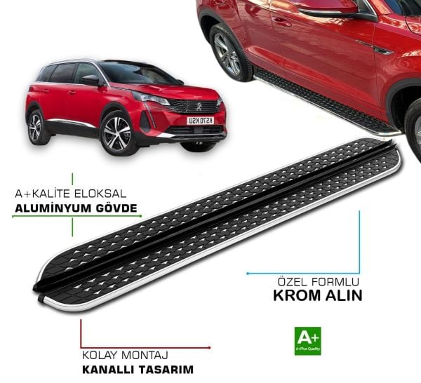 PEUGEOT 5008 2016 2017 2018 2019 2020 2021 2022 2023 2024 2025 YAN BASAMAK